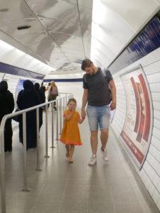 metro londres avec enfants